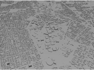 Al Hofuf city Saudi Arabia 30km 3D Model