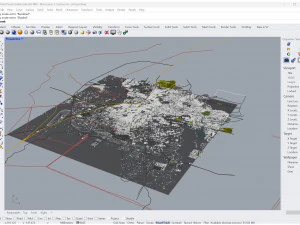 Al Hofuf city Saudi Arabia 30km 3D Model