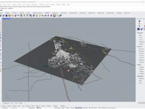 Al Qurayyat city Saudi Arabia 30km 3D Model
