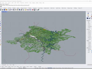 Andong South Korea 30km 3Dモデル