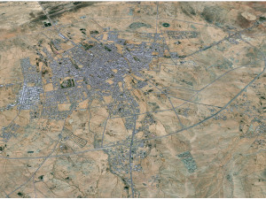 Ar Rass city Saudi Arabia 35km Modelo 3D