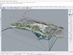 Barra da Tijuca city Brazil 25km 3D Model