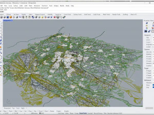 Hildesheim city Germany 30km 3D Model