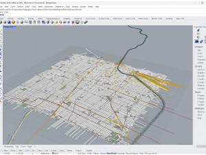 Huntington Park city California USA 10km 3D मॉडल
