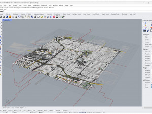 Inglewood city California USA 10km Modelo 3D