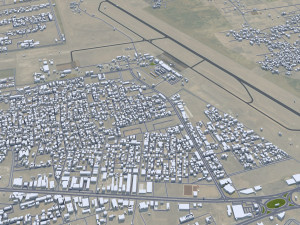 Jizan Jazan city Saudi Arabia 30km Model 3D