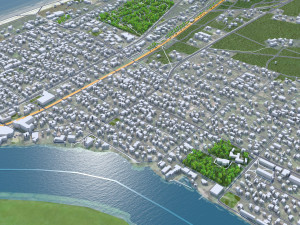 Jurmala city Latvia 60km Modello 3D