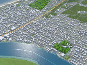 Cidade de Jurmala Let&ocirc;nia 60 km Modelo 3D
