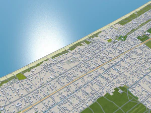 Cidade de Jurmala Let&ocirc;nia 60 km Modelo 3D