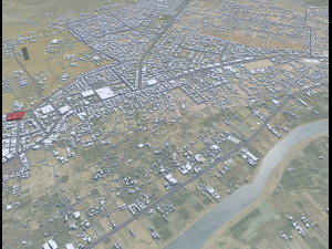Najran city Saudi Arabia 30km 3D मॉडल