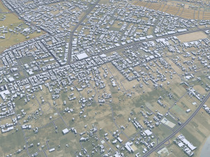 Najran city Saudi Arabia 30km 3D मॉडल