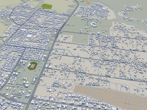 Najran city Saudi Arabia 30km 3D मॉडल