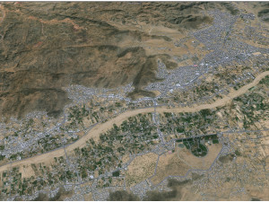 Najran city Saudi Arabia 30km 3D मॉडल