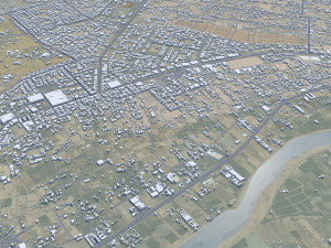 Najran city Saudi Arabia 30km 3D मॉडल