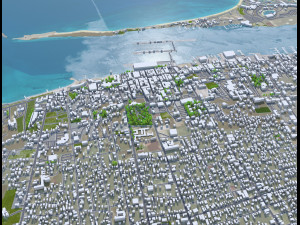 Nassau city The Bahamas 40km Modello 3D