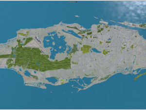 Nassau city The Bahamas 40km Modello 3D