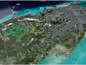 Nassau city The Bahamas 40km Modello 3D