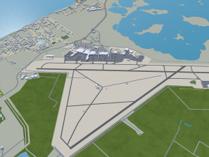 Nassau city The Bahamas 40km Modello 3D