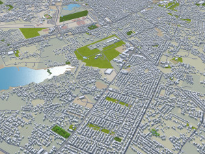 Nassau city The Bahamas 40km Modello 3D