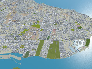 Nassau city The Bahamas 40km Modello 3D