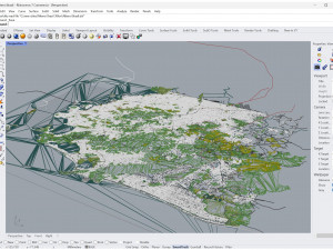 Niteroi city Brazil 30km Modèle 3D