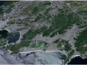 Niteroi city Brazil 30km 3D Model