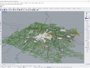 Novara city Italy 20km 3D मॉडल