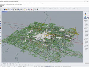 Cidade de Novara It&aacute;lia 20 km Modelo 3D