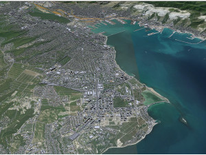 Novorossiysk city Russia 25km Modelo 3D