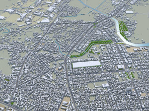 Phan Thiet city Vietnam 60km Modelo 3D