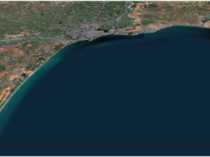 Phan Thiet city Vietnam 60km Modelo 3D