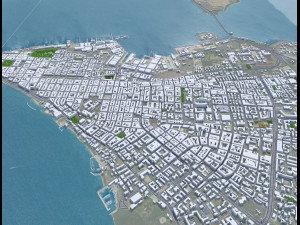 Taranto city Italy 25km Modello 3D