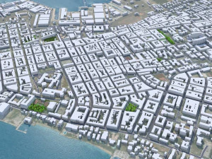 Taranto city Italy 25km 3D Model