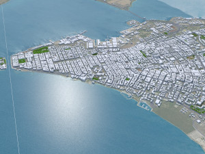 Taranto city Italy 25km Modello 3D