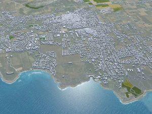 Taranto city Italy 25km 3D Model