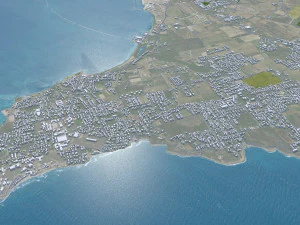 Taranto city Italy 25km 3D Model
