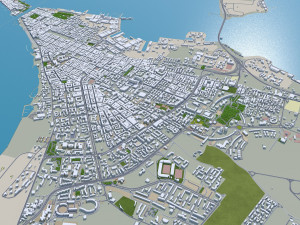 Taranto city Italy 25km Modello 3D