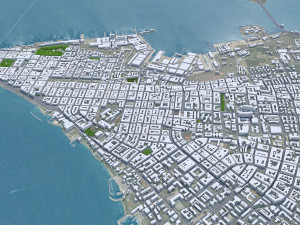 Taranto city Italy 25km Modello 3D