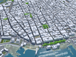 Torrevieja city Spain 10km Model 3D