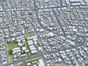 Unayzah Saudi Arabia 30km 3D Model
