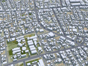 Unayzah Ar&aacute;bia Saudita 30 km Modelo 3D