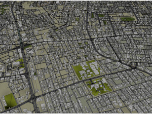 Unayzah Saudi Arabia 30km 3D Model