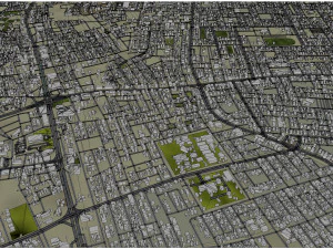 Unayzah Ar&aacute;bia Saudita 30 km Modelo 3D