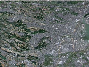 Yokkaichi Mie city Japan 35km Modelo 3D
