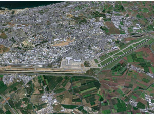 Algiers International Airport Houari Boumediene 20km 3D Model