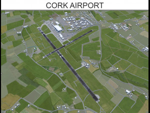 Cork Airport 10km Modelo 3D