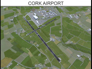Cork Airport 10km 3D Model