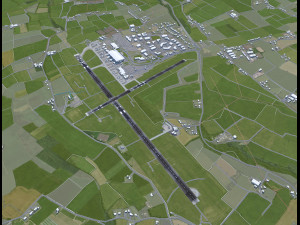 Cork Airport 10km 3D Model
