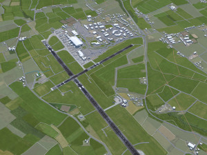 Cork Airport 10km 3D Model