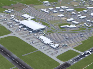 Cork Airport 10km 3D Model
